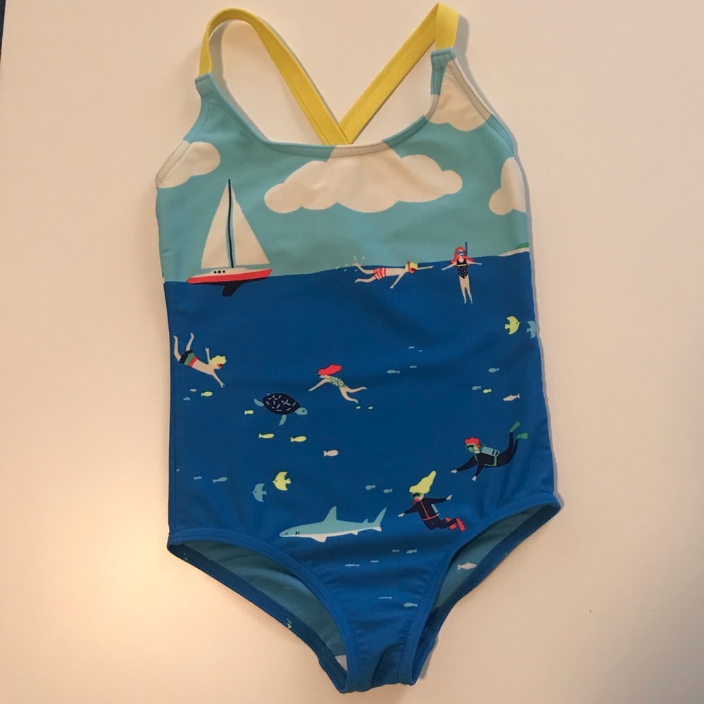 Mini Boden 2-3y girls one peice swimsuit